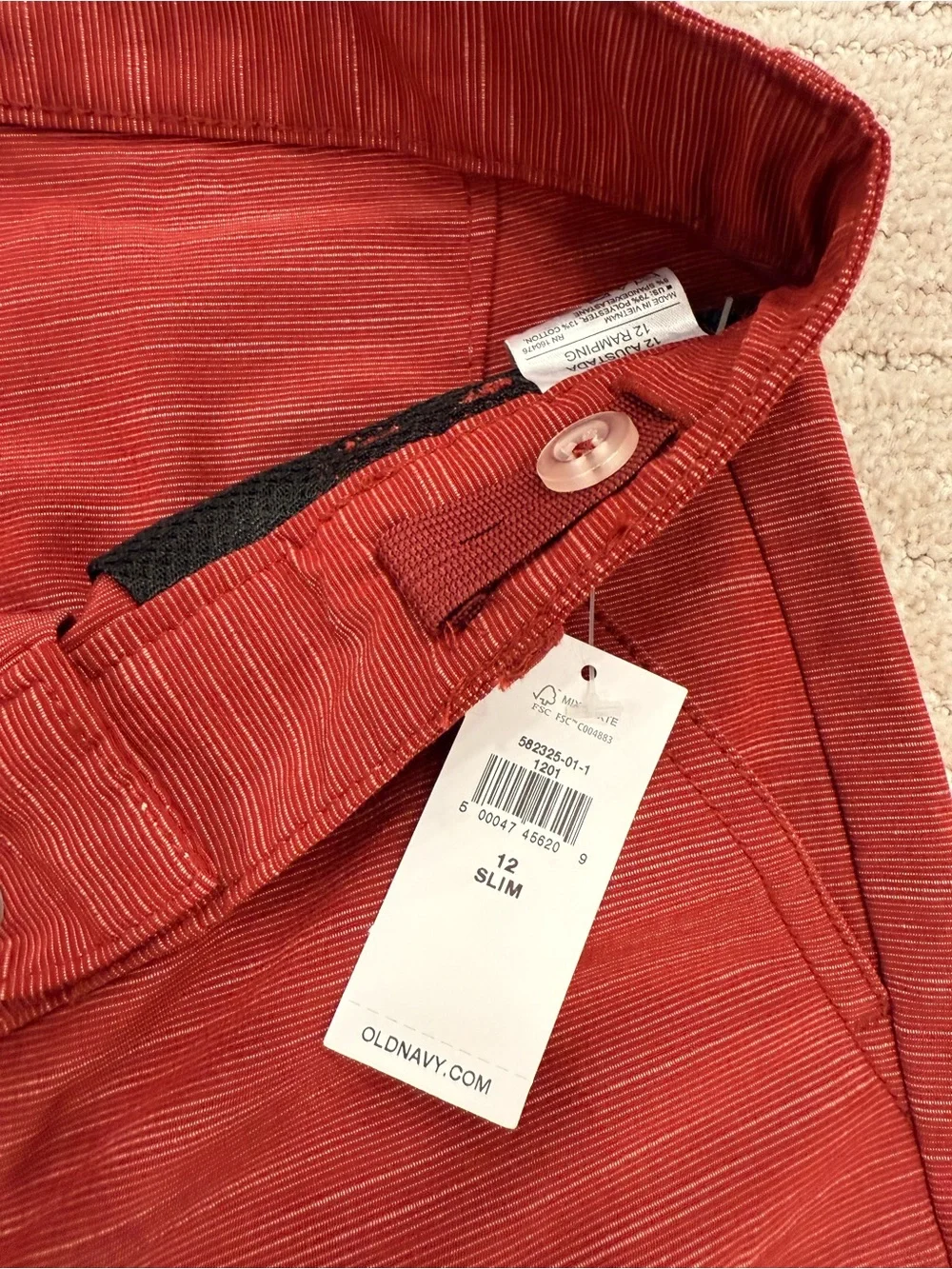 NWT! Old Navy Boy’s Red Performance Knit Shorts